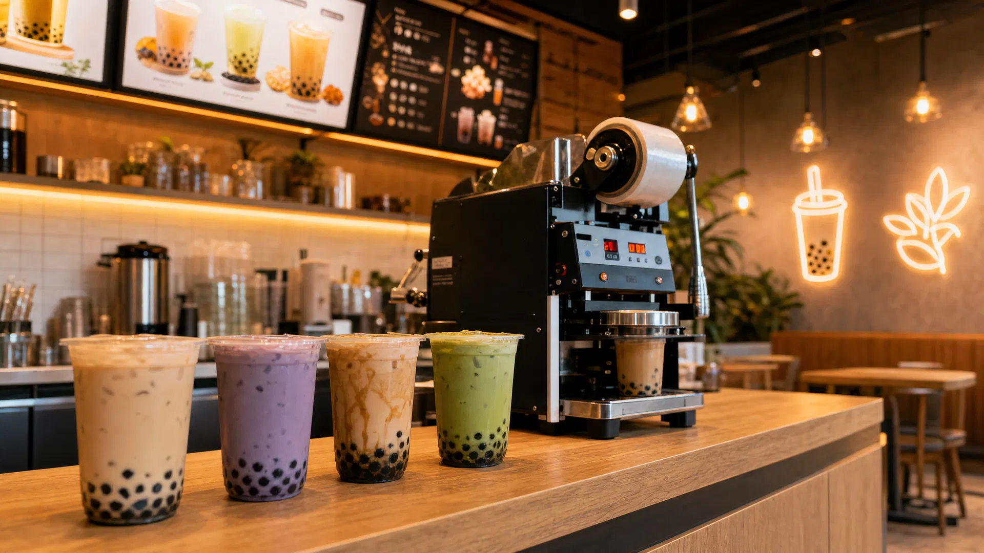 Bubble Tea Cups for bubble tea shops — 12oz – 24oz
