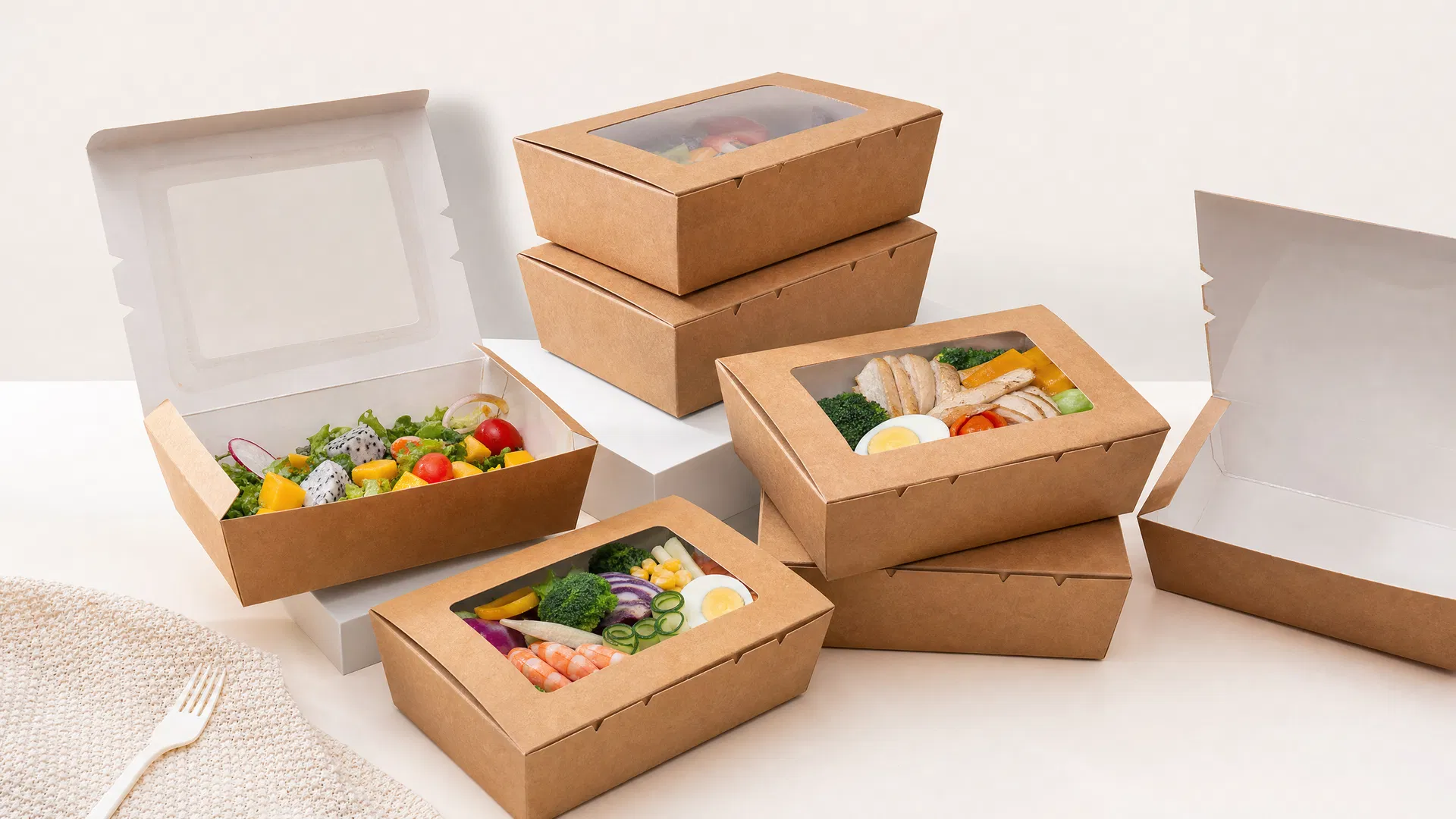 Lunch Boxes for food delivery and takeout