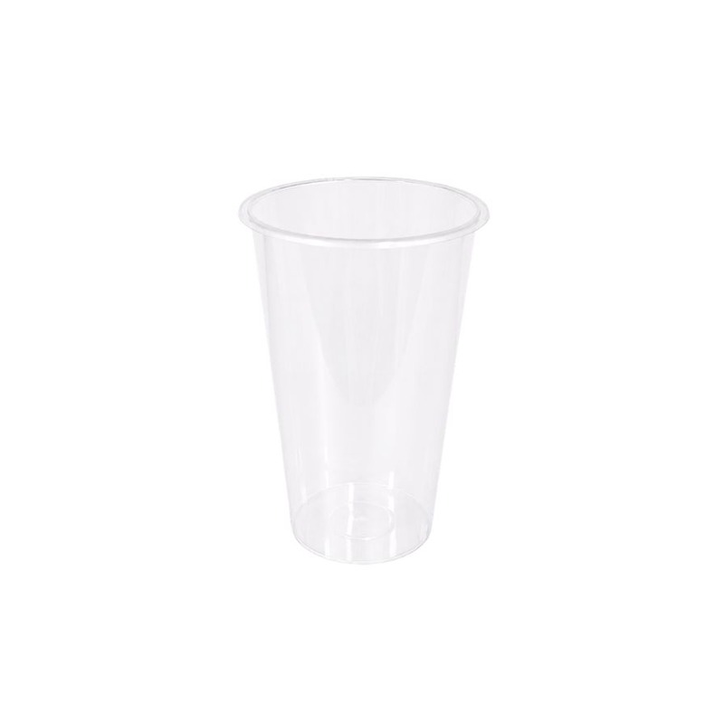 16oz clear PP bubble tea cup 500ml 90mm opening custom printed wholesale