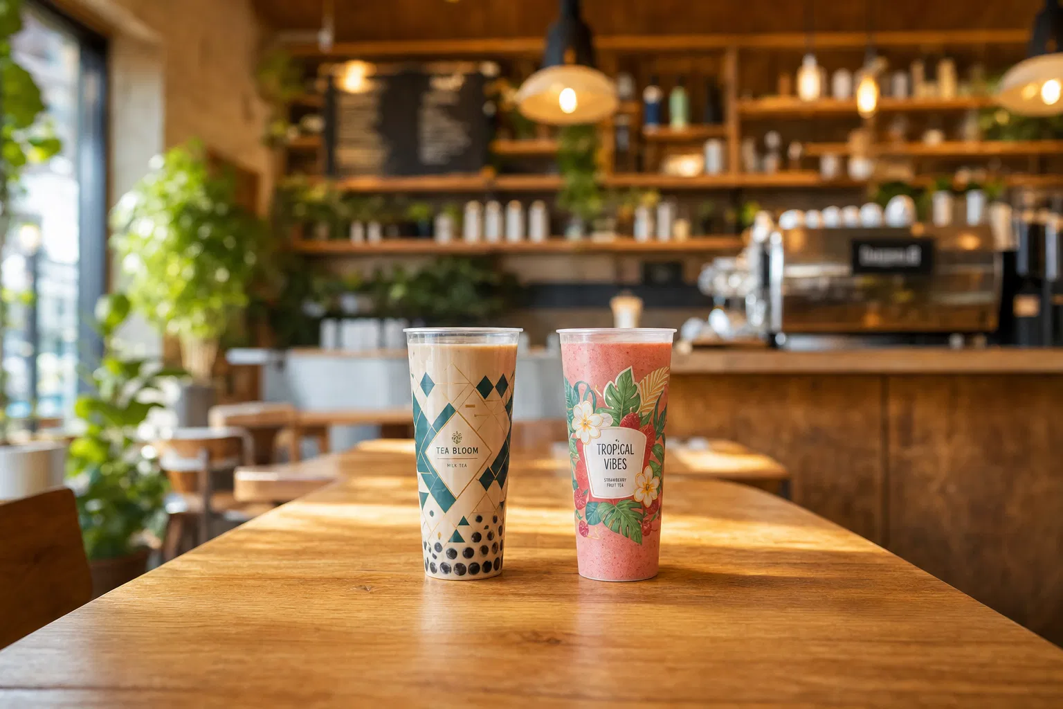 PP Cups for bubble tea shops — 9oz – 24oz