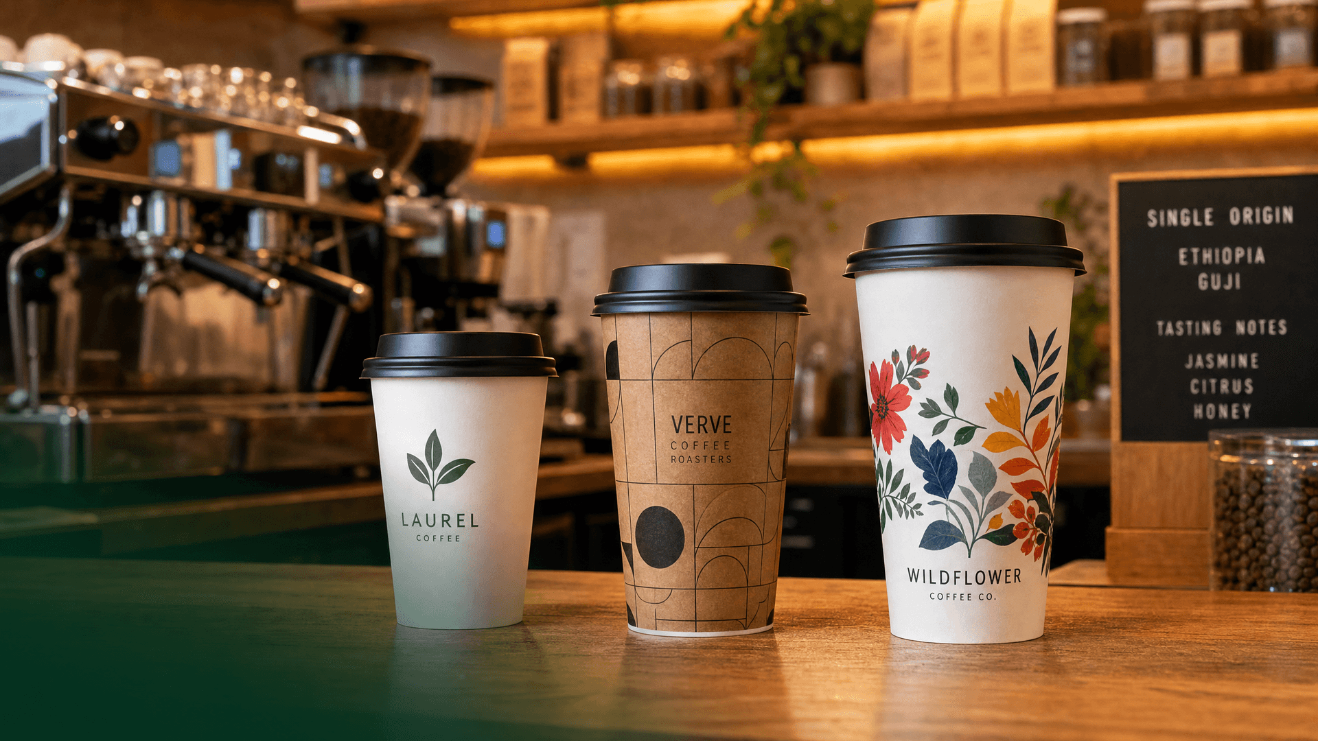 Single Wall Paper Cups for restaurants — Soft drinks, water, juice