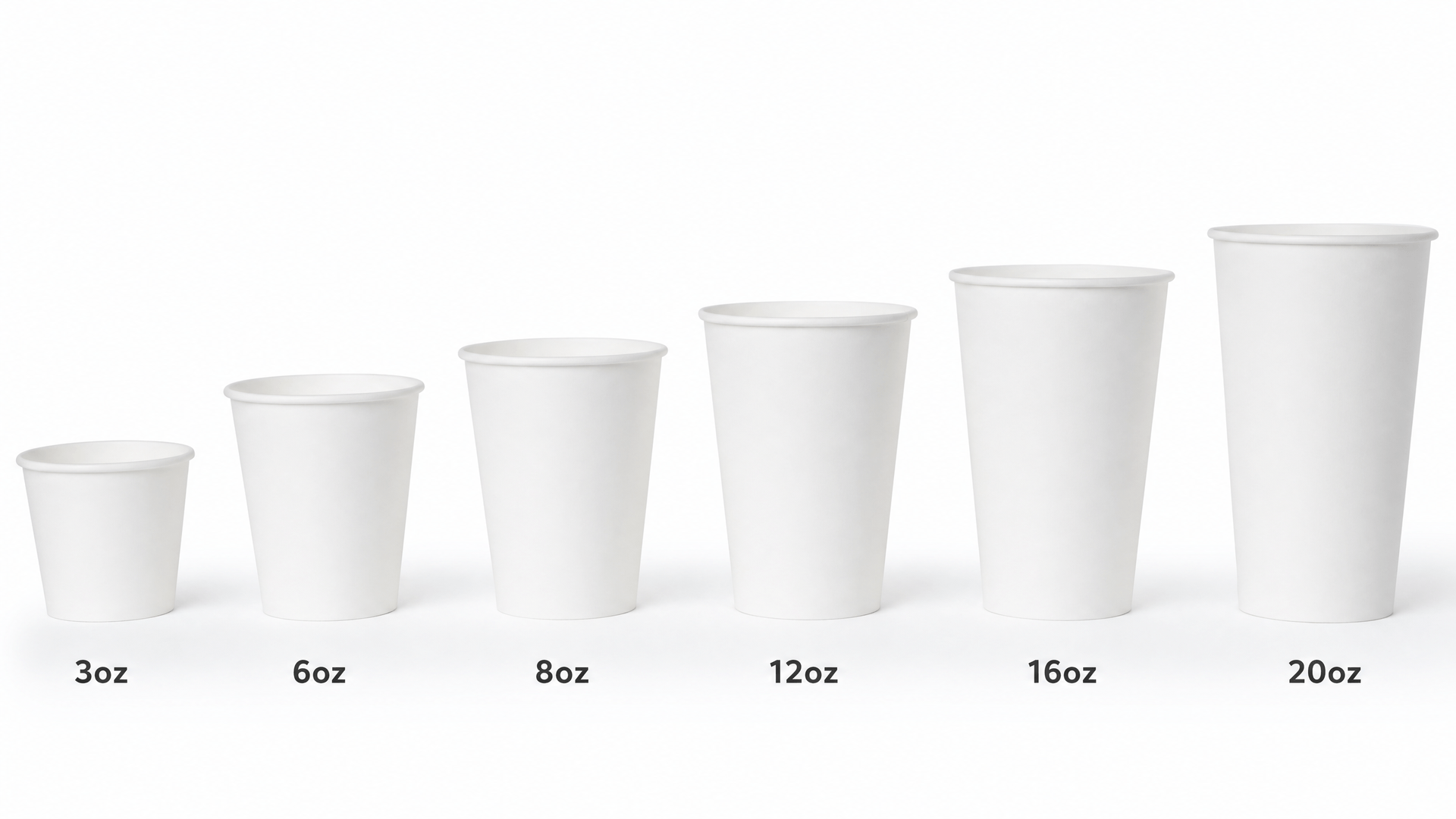 Paper Cup Sizes Chart: Every Standard Size in oz, ml and mm